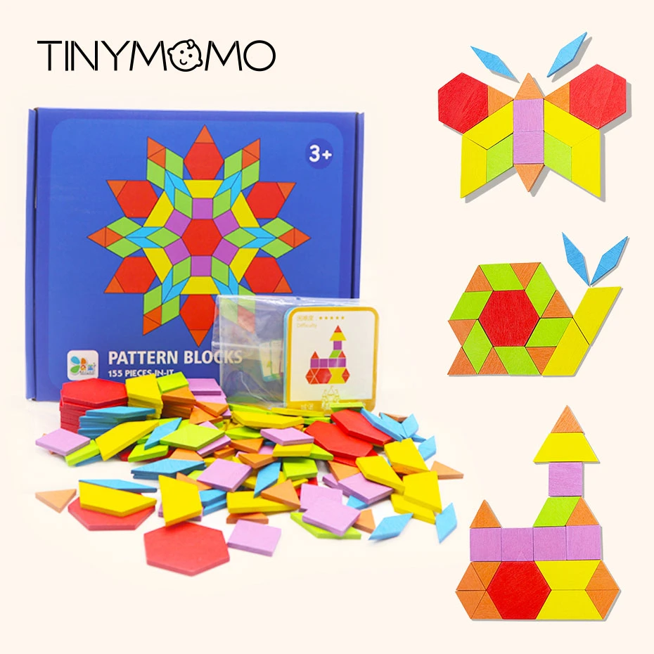 Деревянная доска пазл для детей 155 шт.|Пазлы| |