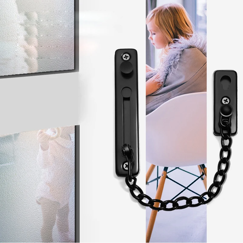 Замок с замком из нержавеющей стали противоугонная застежка удобные замки для