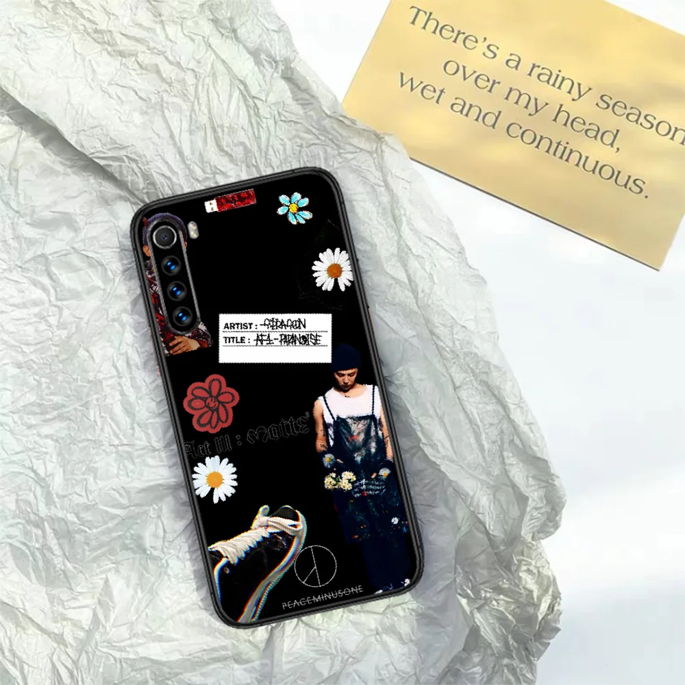 

G Dragon Peaceminusone Flower Phone Case For XIAOMI Redmi Note 5 7 8 T 9 6A 7A 8A 9S K 20 30 Pro black Cell Fashion Waterproof