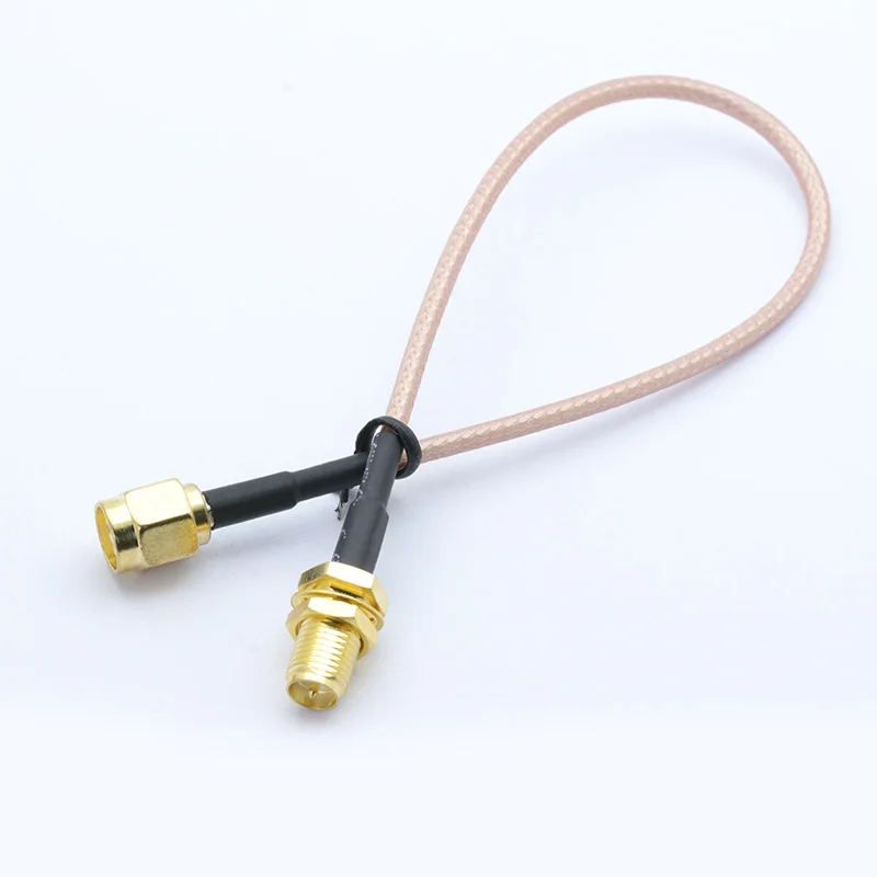 10 шт./лот Wi Fi роутер Удлинитель RP SMA штекер к гнездо RF коаксиальный булочка