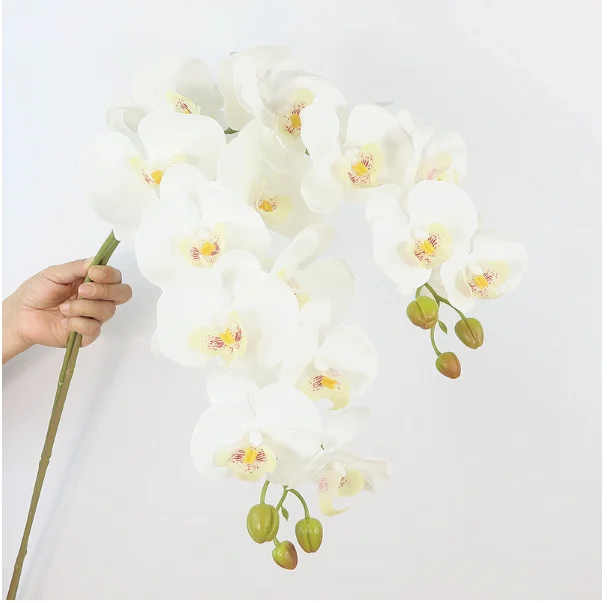 

9 phalaenopsis simulated single branch fake table decoration flowers wedding party decoration flowers