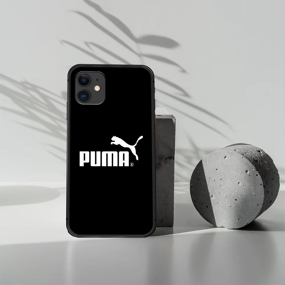 

Sports leopard brand Phone Case Cover Hull For iphone 5 5s se 2020 6 6s 7 8 12 mini plus X XS XR 11 PRO MAX black Coque Soft