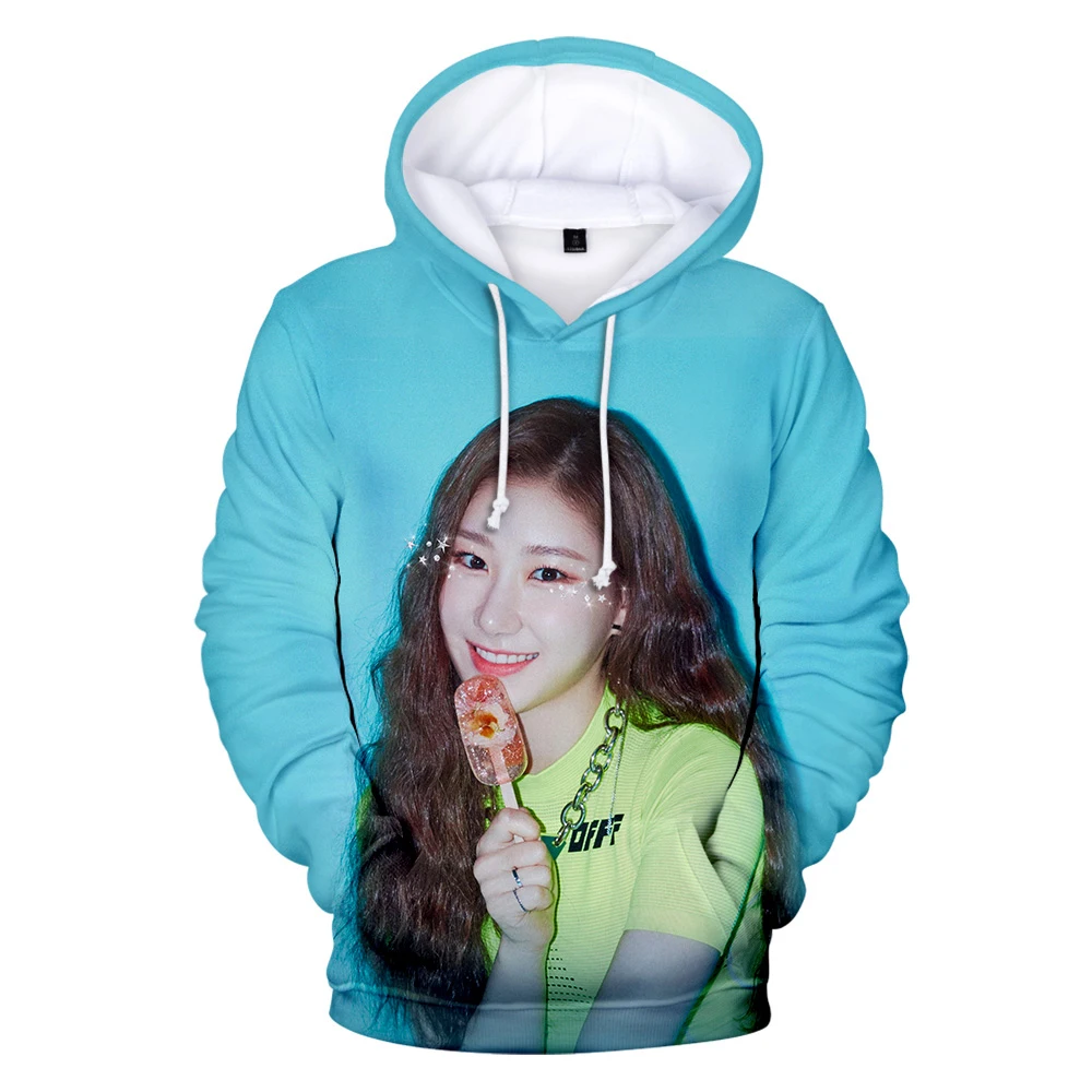 

Hot Sale Popular ITZY 3D Hoodies Women/Men Kpop Harajuku Streetwear Casual Singer ITZY Girl Hoodies Sweatshirt