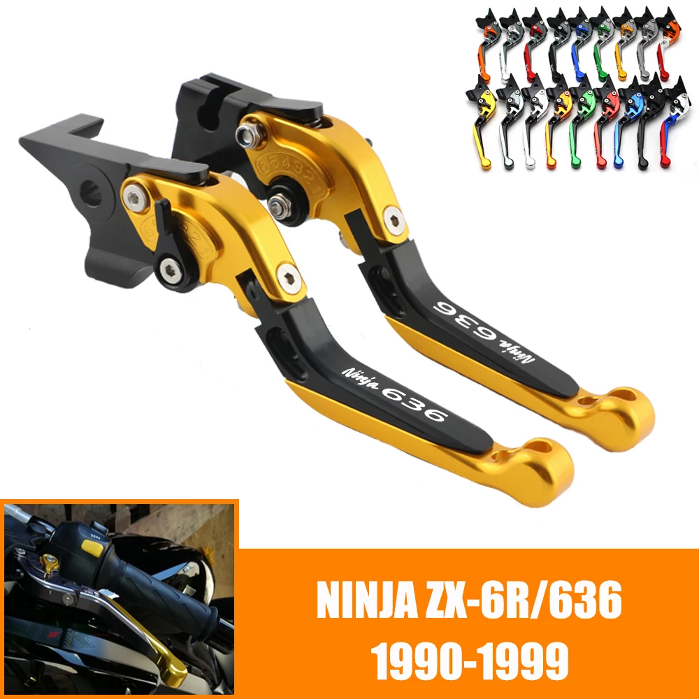 

Для KAWASAKI ZX 6R 636 ZX-6R 1990 1991 1992 1993 1994 1995 1996-1999 CNC мотоциклетный Регулируемый рычаг сцепления тормоза