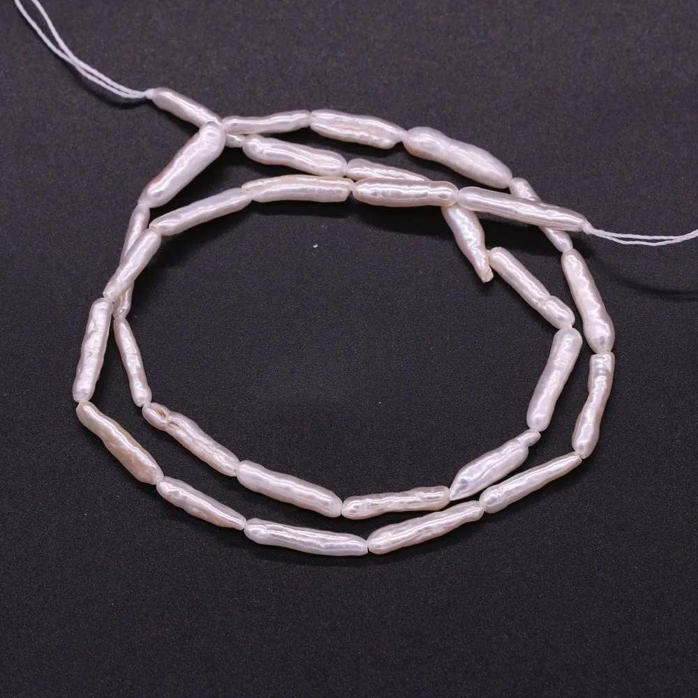 

Freshwater Pearl For Jewelry Making Toothpick-shaped Loose Beads DIY Necklace Bracelet Handiwork Sewing Craft Accessory