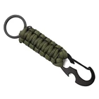 1 шт. уличный шнур для зонта, штопор, брелок для автомобиля, брелок, тактический инструмент для выживания, карабин, карабин, шнур, Пряжка для рюкзака