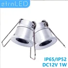 Светодиодный точечный светильник etrnLED, 12 В, 1 Вт, IP65, водонепроницаемый, утопленный, с регулируемой яркостью, для кухни, сауны, бани, мини-потолочный светильник, уличный светильник