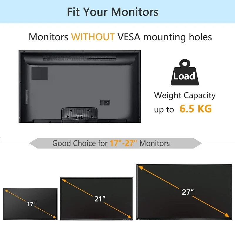 Общий монтажный комплект VESA адаптера для ЖК/OLED экрана 17 27 дюймов без отверстий