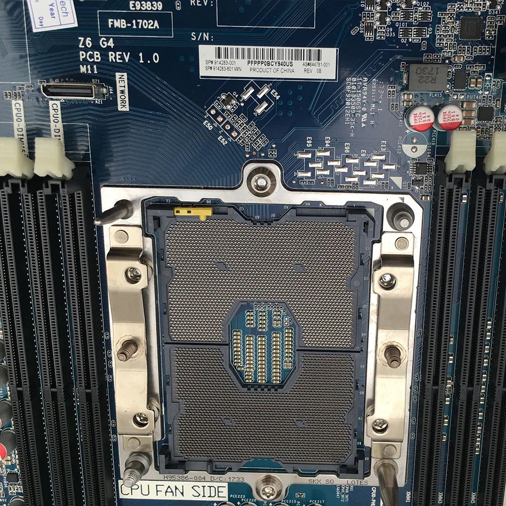 Материнская плата 914283-001 для HP Z6 G4 рабочая станция 914283-601 844781-001 LGA3647 проверяется