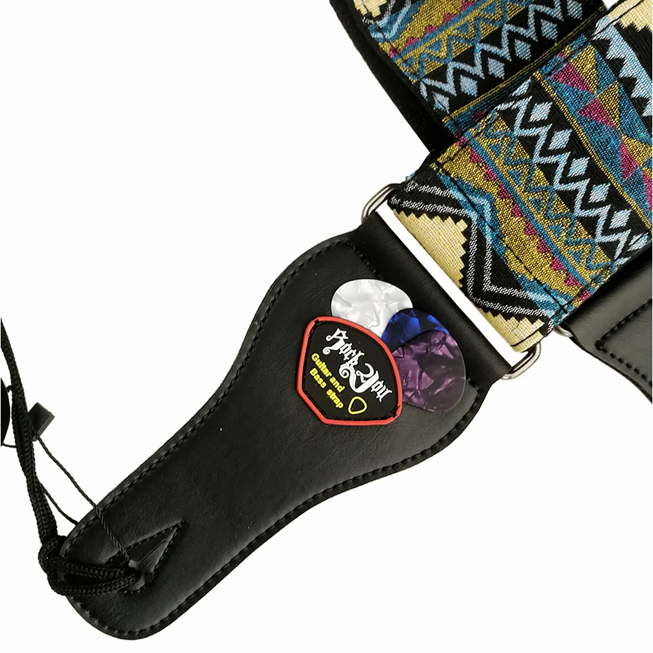 Кожаный ремень для гитары хлопчатобумажный длина 145 см ширина 6 2 | Спорт и