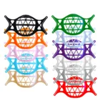 Маска Защитная 3D дышащая с клапанами, маска вспомогательная для дыхания, с внутренним кронштейном, из пищевого силикона