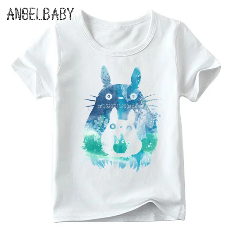 Футболка для мальчиков и девочек с рисунком из японского аниме изображением