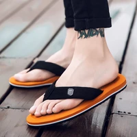 xmistuo brand big size boy shoes cool men flip flops for eva loose fitting beach slippers rubber outdoor men sandals