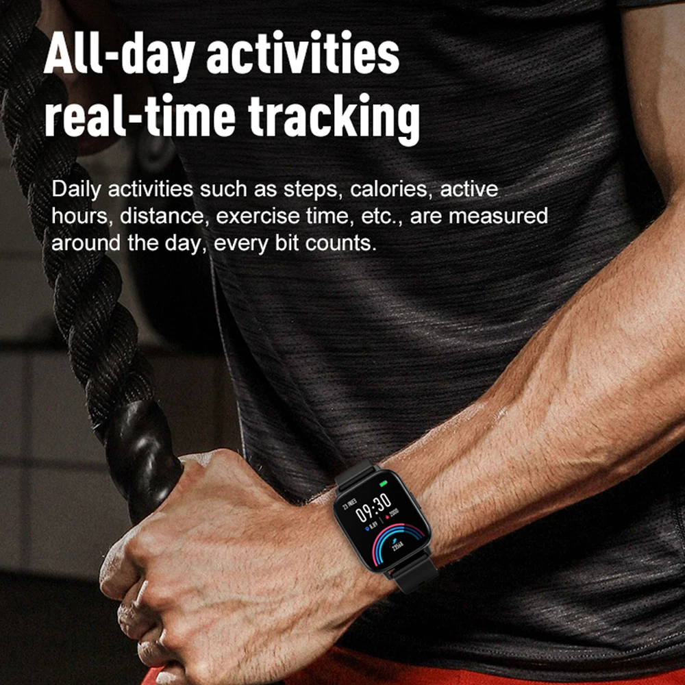 

GIIKNEW IWO I22 Smart Watch Man 1.69 inch Full Touch Screen Bluetooth Call Message Reminder Heart Rate Monitor Women Smartwatch