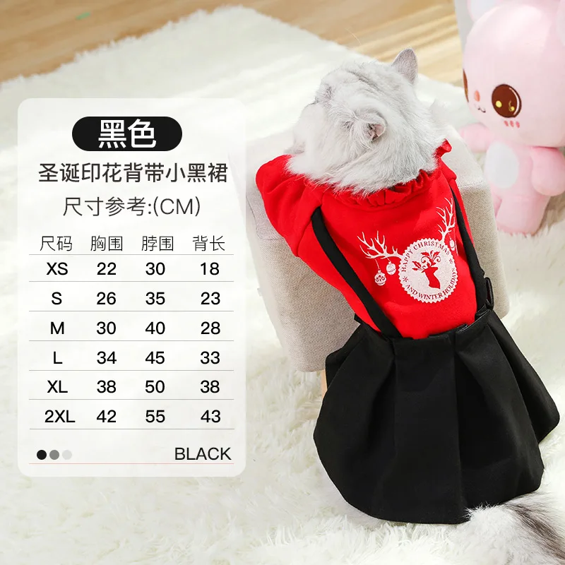 

New Windproof Cat Dresses Animal Clothes Cats Dress Winter Pet Costume Ubranka Dla Psa Mascotas Cats Clothing for Pets QOO50QZ