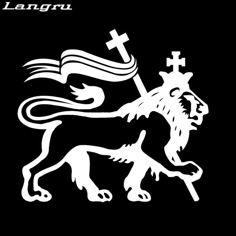 Новый дизайн Rasta Lion Of Judah классические виниловые наклейки на окна автомобиля