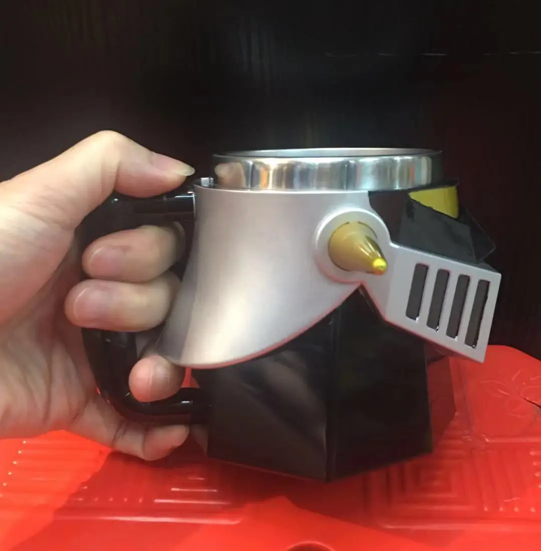 Tazas de acero inoxidable con dise&ntilde;o creativo de MAZINGER Z para la oficina, taza de caf&eacute;, transformable del ic&oacute;nico robot, ideal para agua, capacidad de 420ml-1