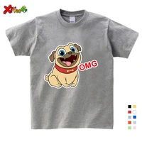 boy funny cartoon puppy dog pals printed t shirts girls short sleeve t shirt for kids summer clothes children clothing 3t 9t