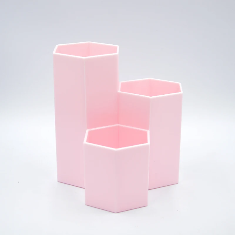 

Beautiful and practical pink desktop storage bucket, environmentally friendly material, personalized multi-function storage box