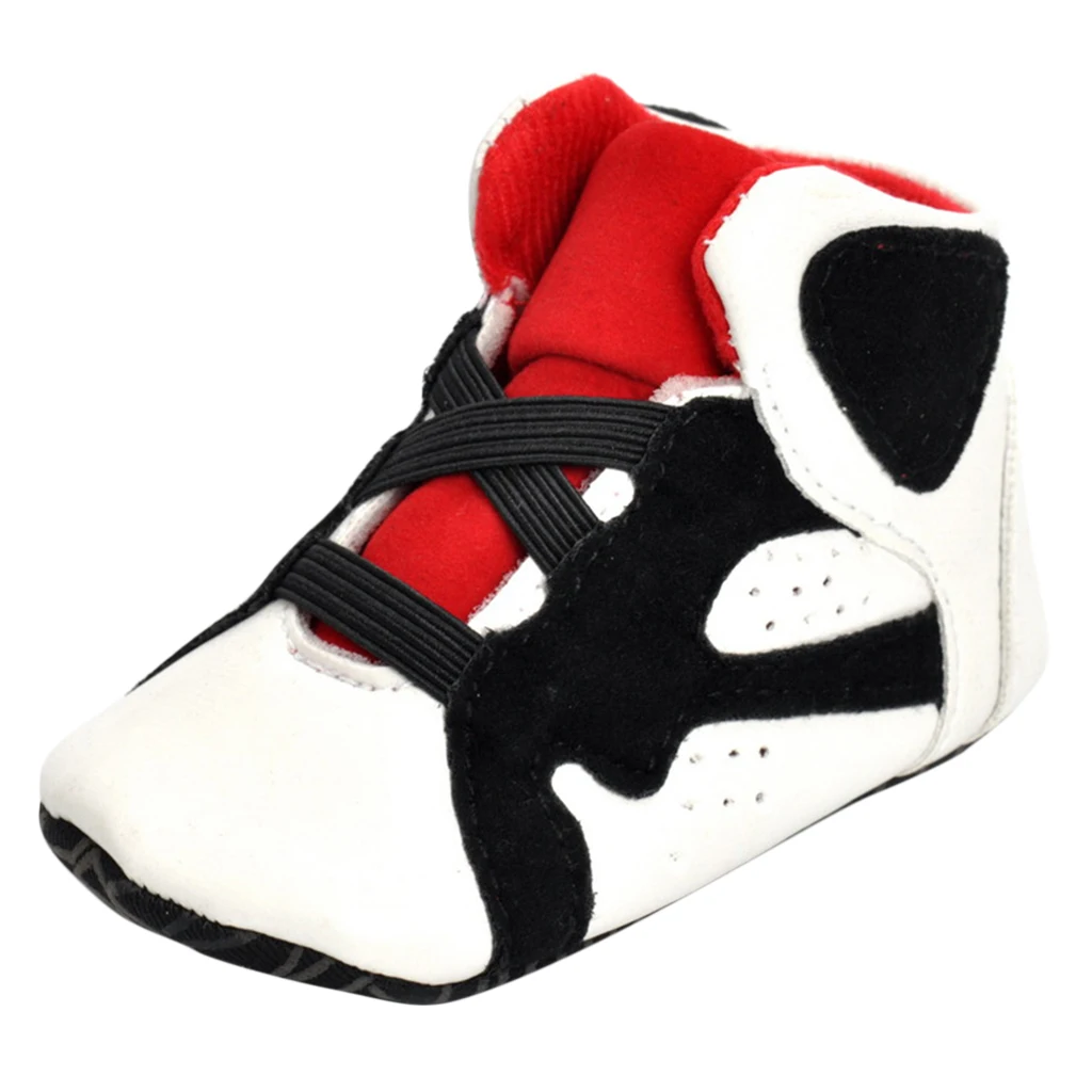 

Cotton PU Leather Soft Walking Sneaker Shoes for Baby 0-12 Months