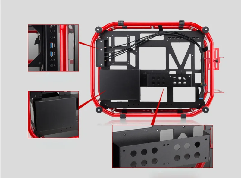 Чехол ATX для ПК настольный бокс с водяным охлаждением игрового компьютера