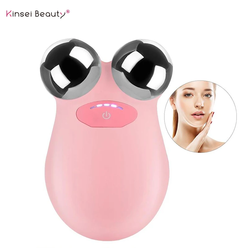 

Facial Massager Electric Vibration Mini 3D Microcurrent USB Face Lift Machine Skin Tightening Rejuvenation Spa Wrinkle Reduce