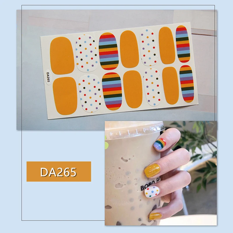 Лидер продаж водостойкая наклейка для ногтей защита окружающей среды