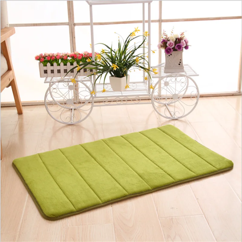 

Home Bath Mat Entrance Doormat Non Slip Mat Washable Rug Kitchen Mat Living Room Bathroom Carpets Bathroom Accessories