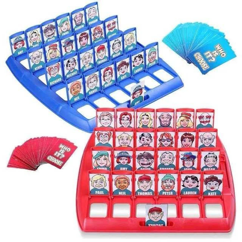 Who Is It Classic Board Games Interactive Memory Kids Funny Family Guessing Montessori Antistress Children Educational Toy Gift - купить по