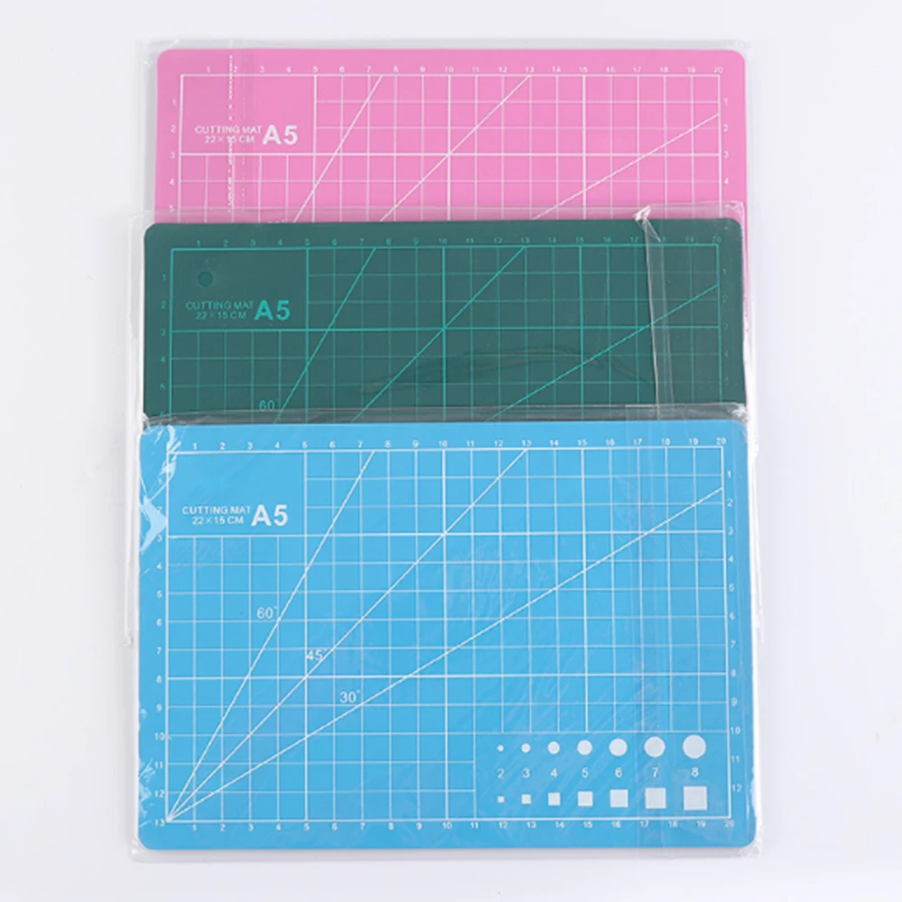 A4 A5 ПВХ коврик для резки Прочный лоскутный бумаги резьбы Лоскутные инструменты