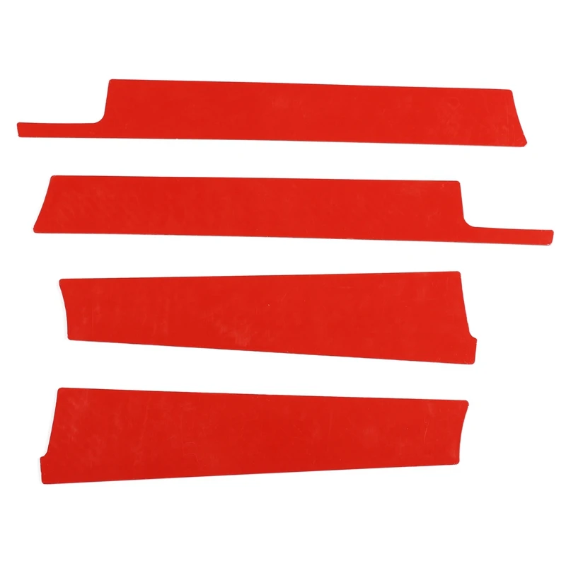 

4Pcs Carbon Fiber ABS Interior Door Window Panel Cover Trim for Toyota RAV4 2015-2019 Car Stylings