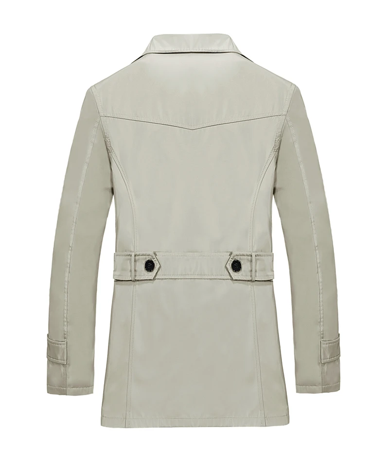 Брендовый осенний мужской Тренч деловая повседневная куртка качественная