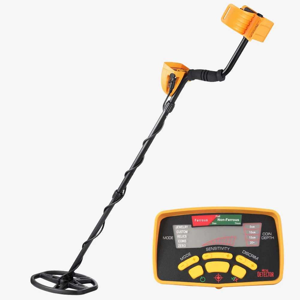 High Sensitivity Metal Detector MD6350 Professional Underground Gold Big Coil LED Display with Backlight | Инструменты
