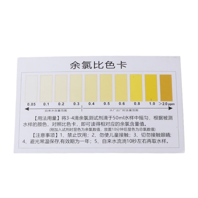 

Practical pH A2O Water pH OTO Dual Test Kit with Test Card for 100-125 tests