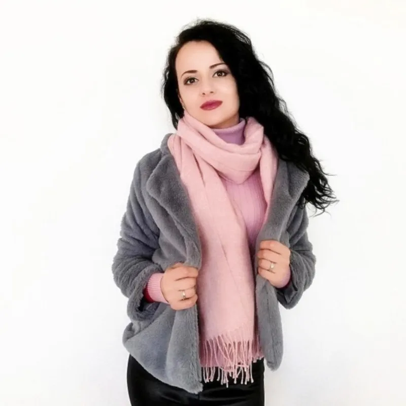 VITIANA женское повседневное пальто из искусственного меха для девушек 2018 Осень