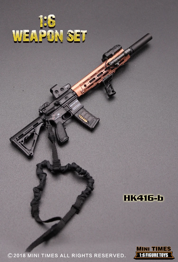 1/6 весы мини-игрушки 1/6 HK416 серии M4 винтовка оружие Модель игрушки для 1" фигурки аксессуары коллекции игрушки