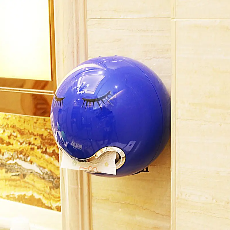 emoticon abs plastic roll paper holder a variety of colors creative roll tissue box for bathroom hotel toilet paper holder free global shipping