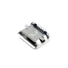 50 шт.lotUSB медный 5-контактный Micro-B SMD Micro, коннектор с гнездовым разъемом, хвостовой разъем для телефона Android, разъем для передачи данных