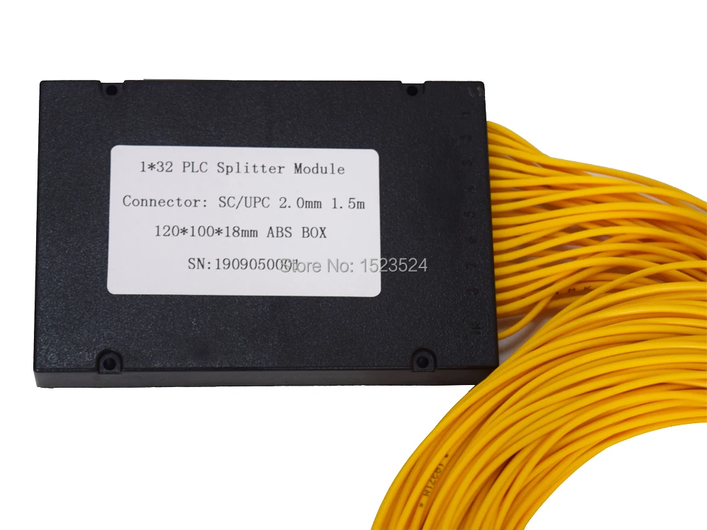 Бесплатная доставка GPON EPON 2 0 мм 1x32 ABS коробка 1 32 SC/UPC Волоконно Оптический PLC