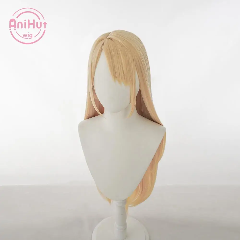 【AniHut】Kirigaya Touko Wig BanG Dream! Morfonica парик для косплея синтетические женские светлые