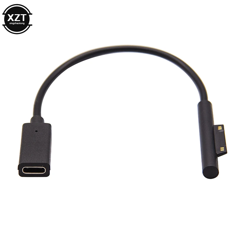 0,2 м 15 в 3 А usb type-C источник питания для microsoft Surface Pro 4 5 6 Go PD Кабель-адаптер для зарядки DC Шнур для быстрой зарядки планшета