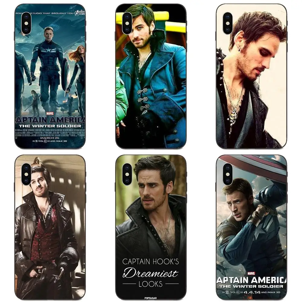 Мягкий чехол для мобильного телефона один раз за Капитан Крюк Xiaomi Redmi Mi Note 2 3S 8 9 Lite