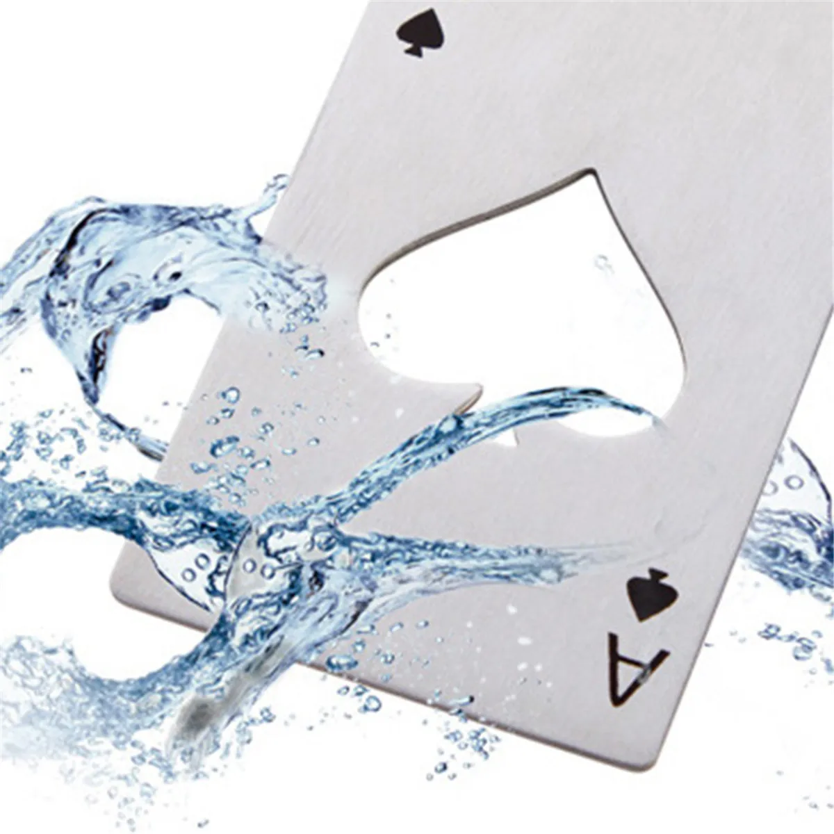 Творческая открывалка для бутылок из нержавеющей стали портативный покерный