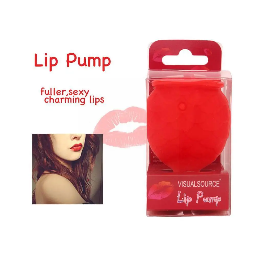 

Women Sexy Full Lip Plumper Enhancer Lips Silicone Natural Tool Pout Thicken Care Tools Device Fish Lip Mouth Labium Plump G9Y5