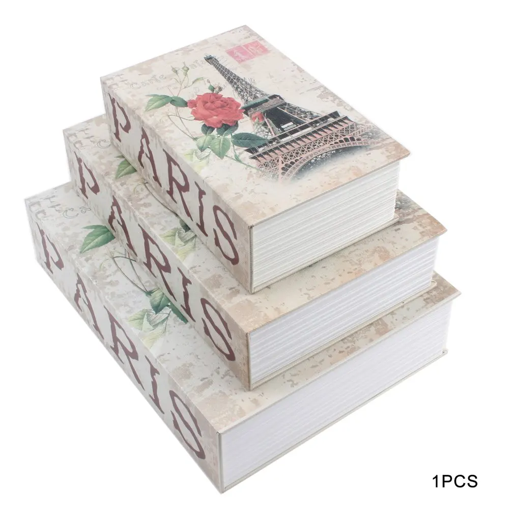 Изысканная креативная книга безопасная страховая коробка для денег маленькая