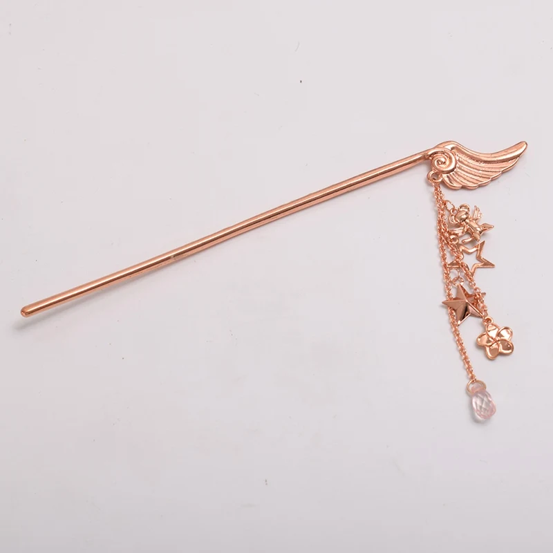 Милые женские палочки для волос кулон Kanzashi шпилька головной убор