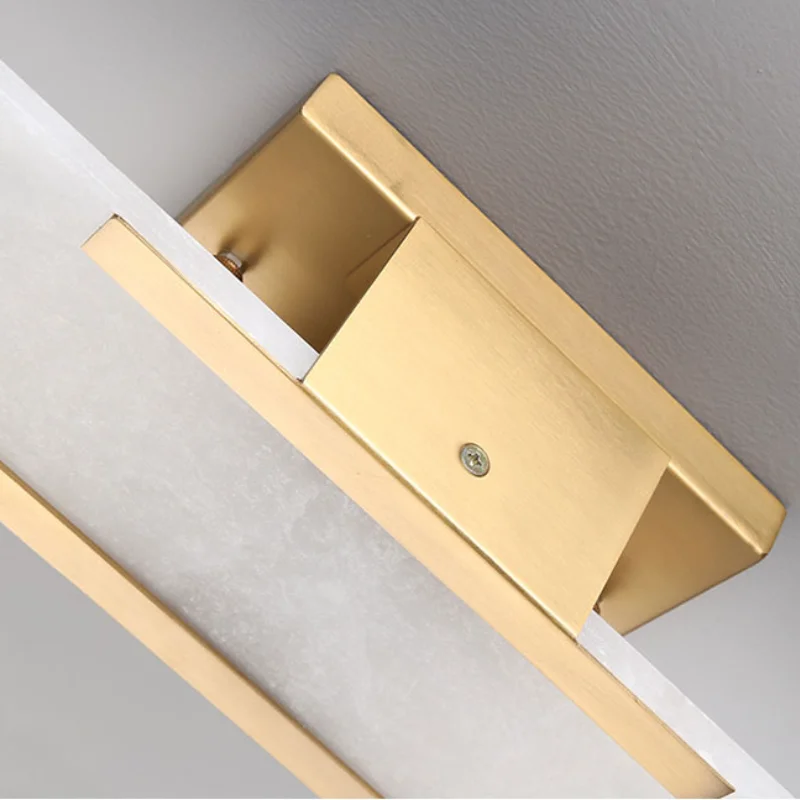 

Modern Creative Marble Wall Lamp Nordic Style Led Copper Sconces Lamp Living Room Bedroom Hotel Room Decorative Lighting