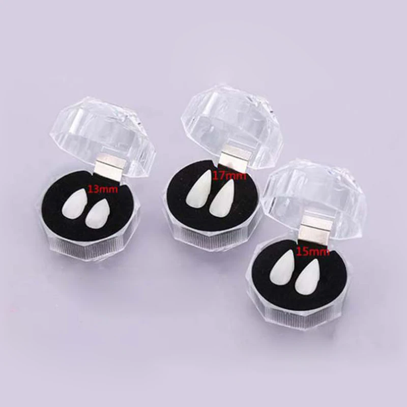 1 пара зубы зомби вампира латекс эльф дьявольская ведьма уши маска для косплея на