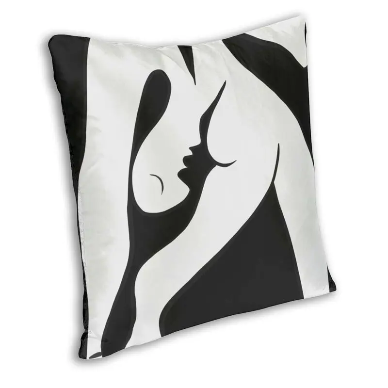 Черно-белая нордическая Декоративная Подушка броска бло Пикассо Автомобильная
