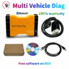 Диагностический сканер VCI vd ds150e cdp, Bluetooth 2021. R3 для ремонта автомобиля, диагностический сканер obd2 для автомобилей, грузовиков, мультитранспортных средств, 2017